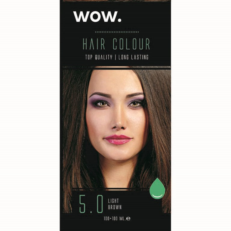 WOW HAIR DYE 5.0 LIGHT BROWN