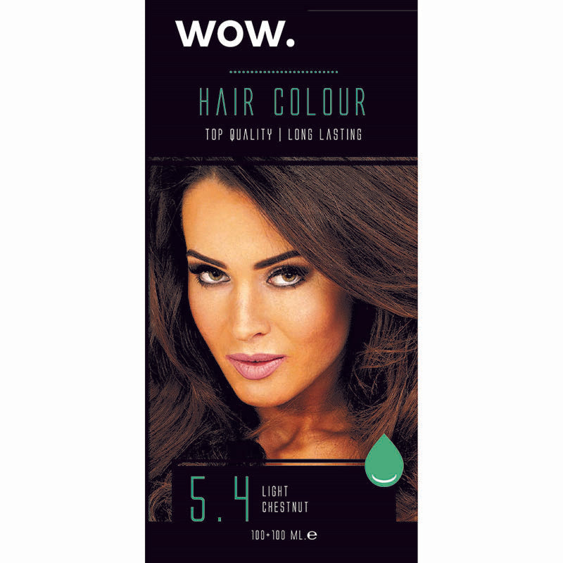 WOW HAIR DYE 5.4 LIGHT CHESTNUT