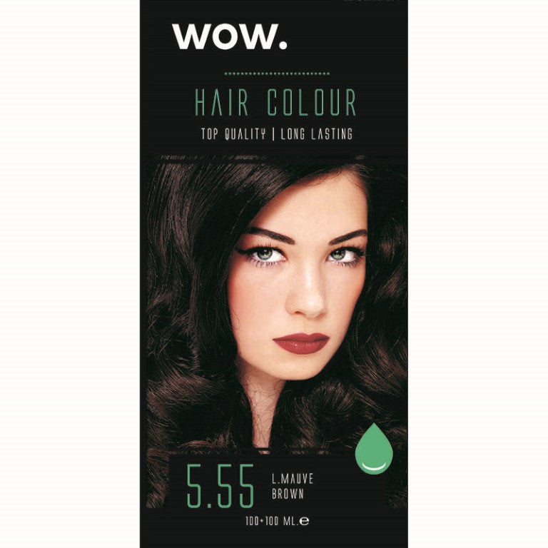 WOW HAIR DYE 5.55 L.MAUVE BROWN