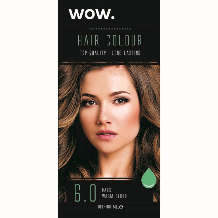 WOW HAIR DYE 6.0 DARK WARM BROWN
