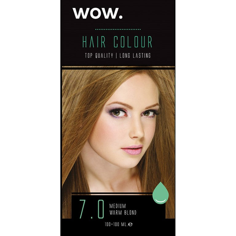 WOW HAIR DYE 7.0 MEDIUM BLONDE