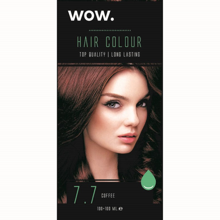 WOW HAIR DYE 7.7 COFFEE
