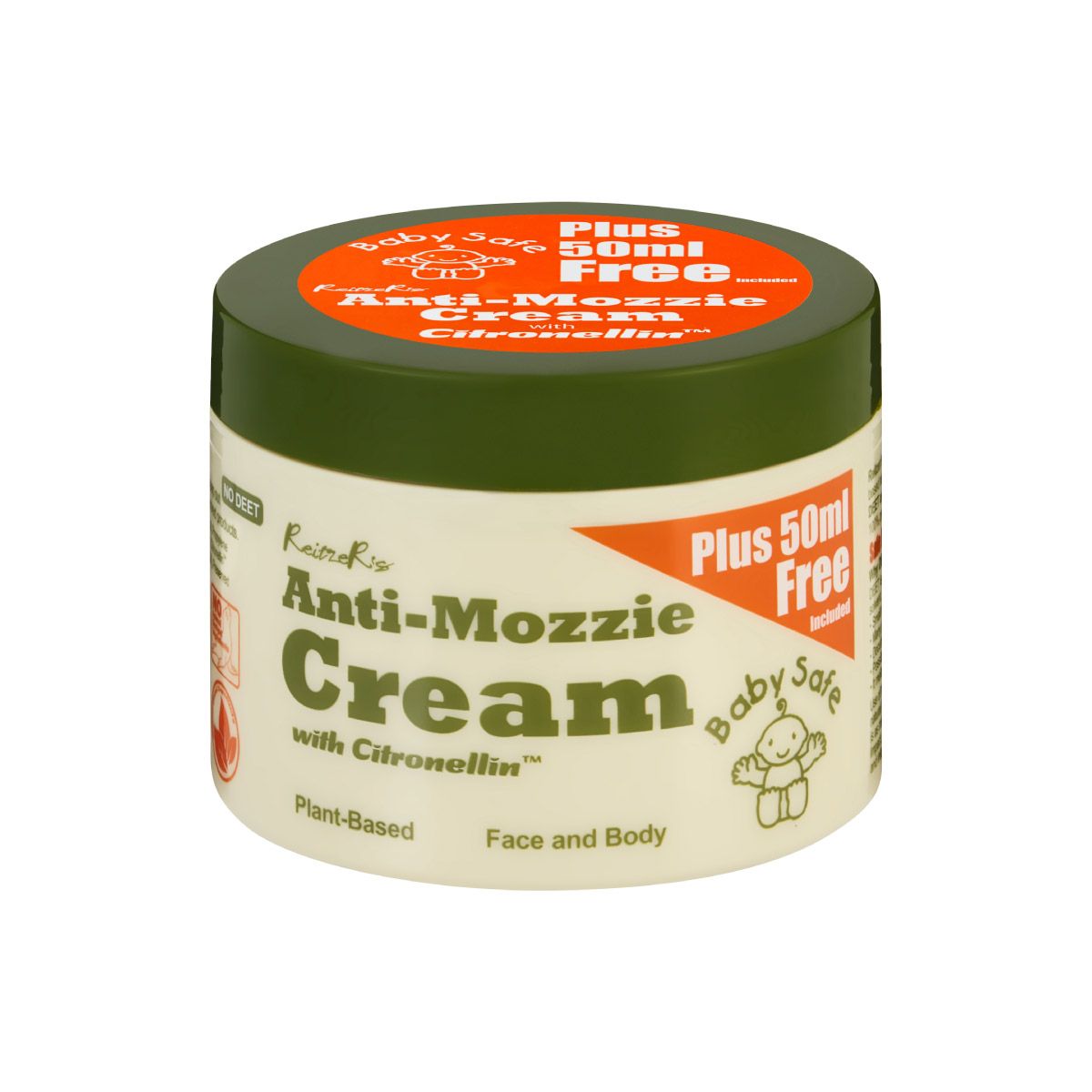 ANTI-MOZZIE JAR OF CREAM 200ML + FREE 50ML FREE CREAM