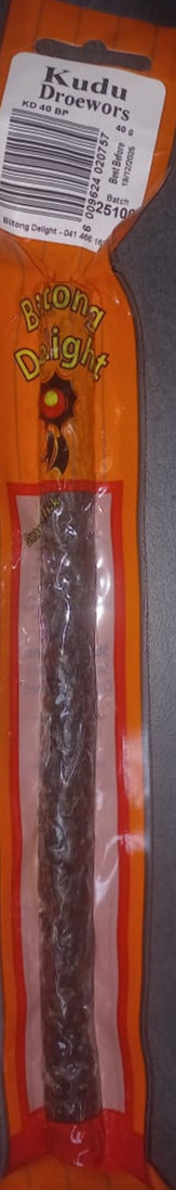 BILTONG DELIGHT KUDU DRY WORS SINGLE