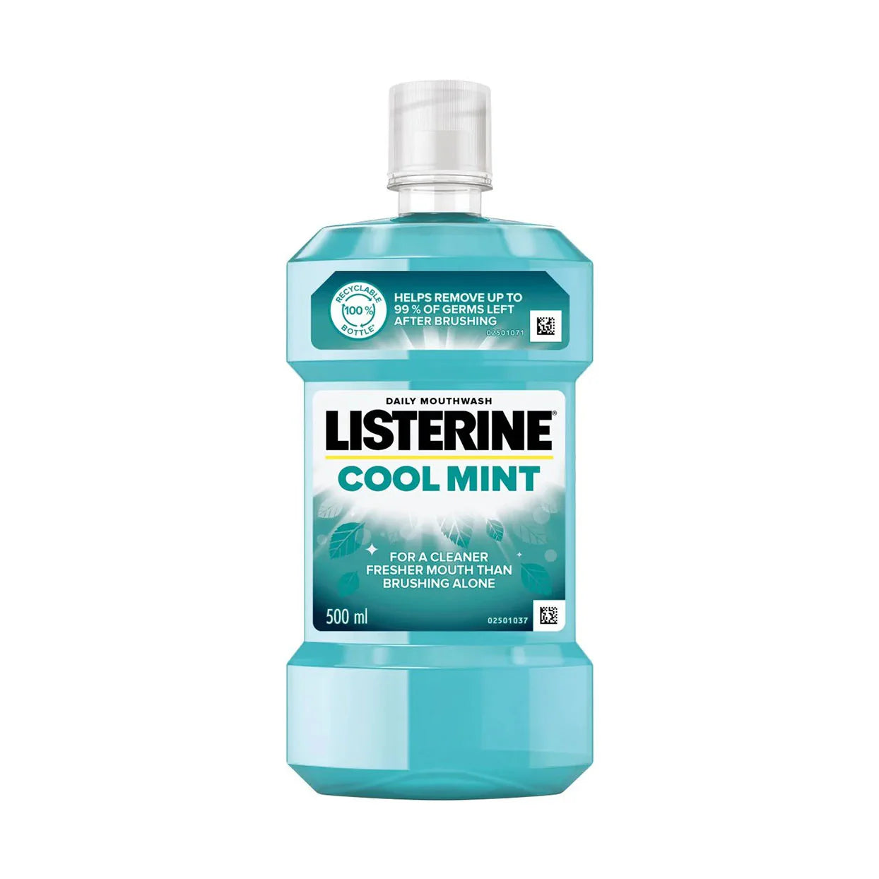 LISTERINE ZERO ALCOHOL MILD MINT MOUTHWASH 500ML