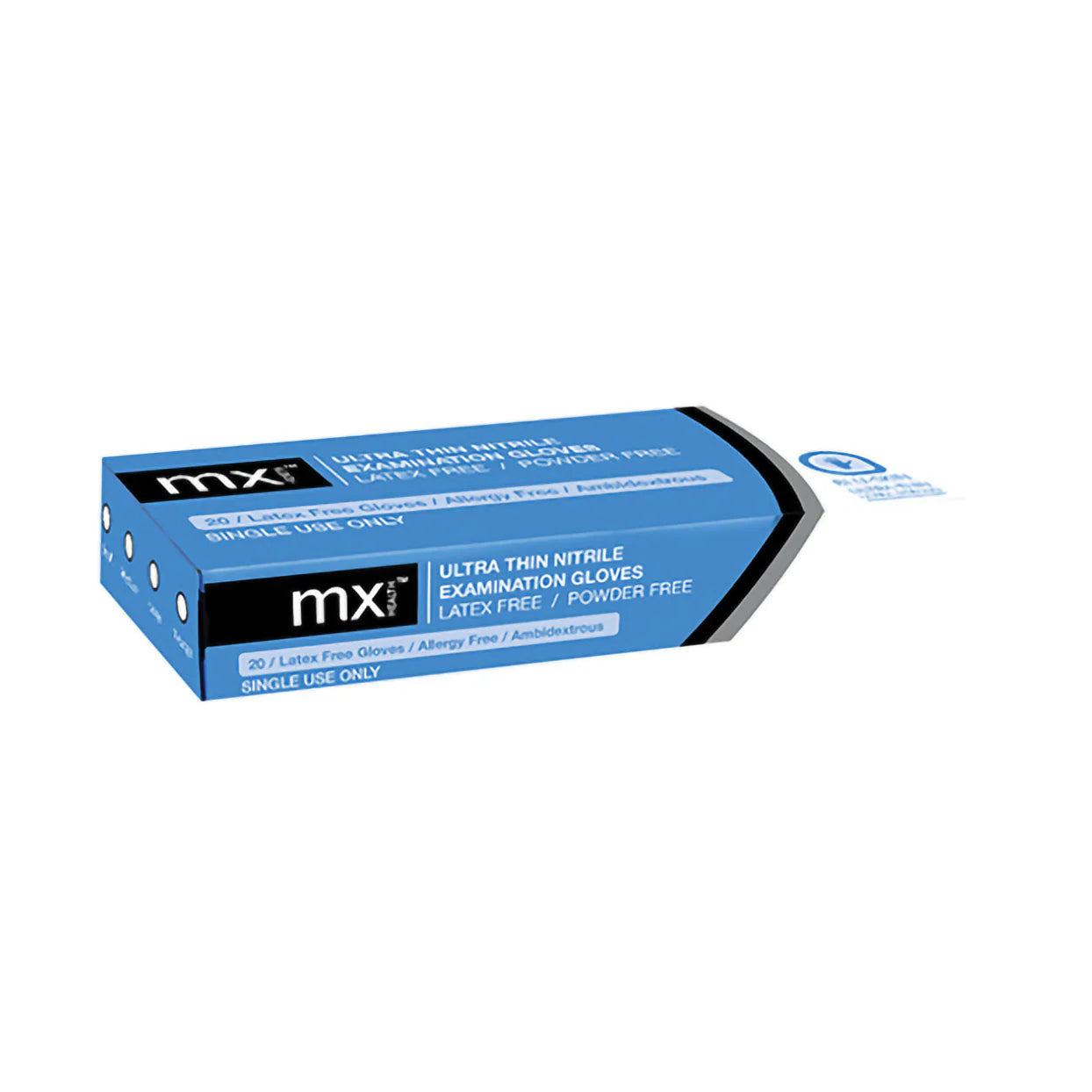 MX ULTRA THIN NITRILE EXAMINATION GLOVE 20