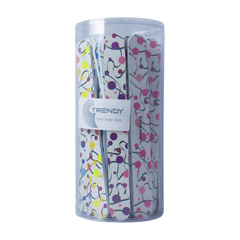 TRENDY NAIL FILE IN JAR ASSORTED