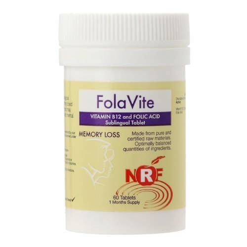 NRF LIFESTYLE FOLAVITE B12 60