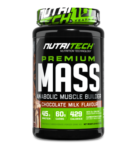 NUTRITECH MASS BUILDER CHOCOLATE POWDER 1.5KG