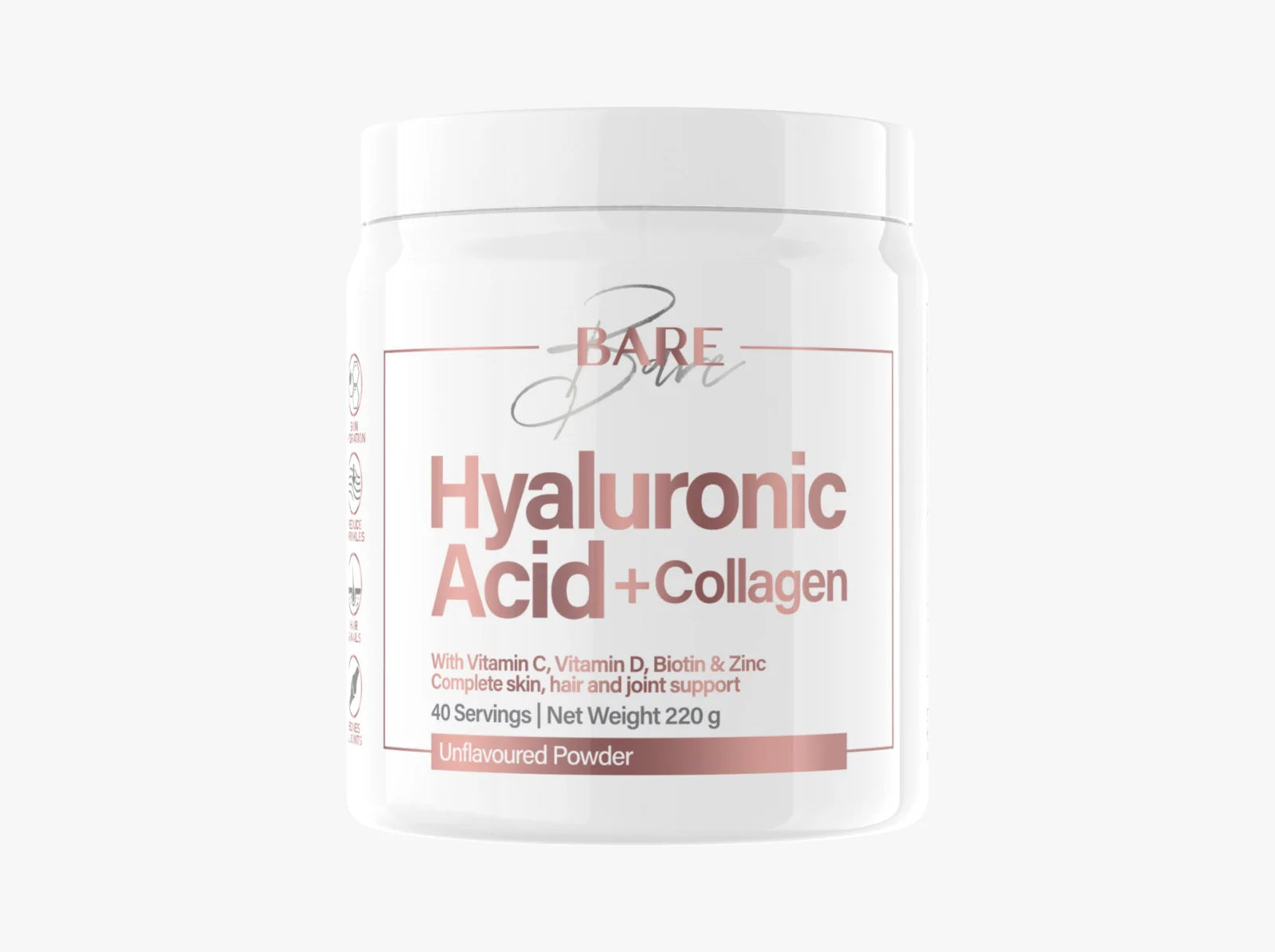 BARE HYALURONIC ACID+COLLAGEN 220G