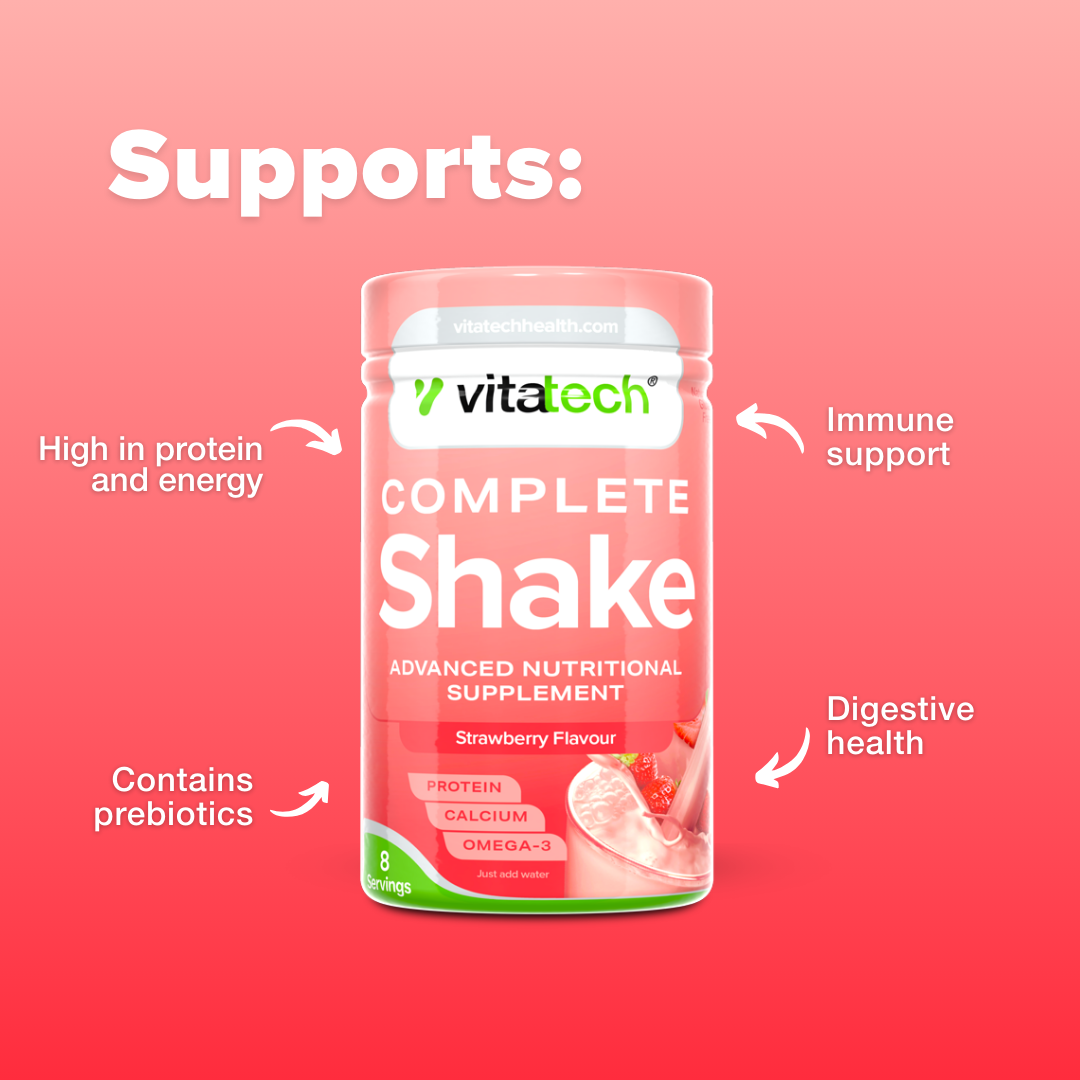 VITATECH COMPLETE SHAKE 400G - STRAWBERRY