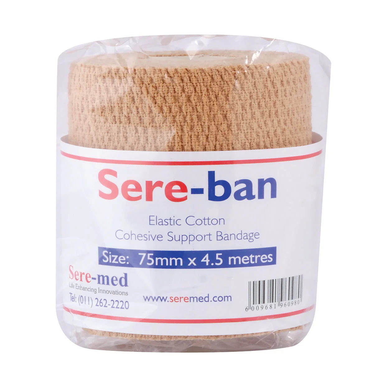 SERE-BAN SUPPORT BANDAGE BAND 75MM X 4.5M