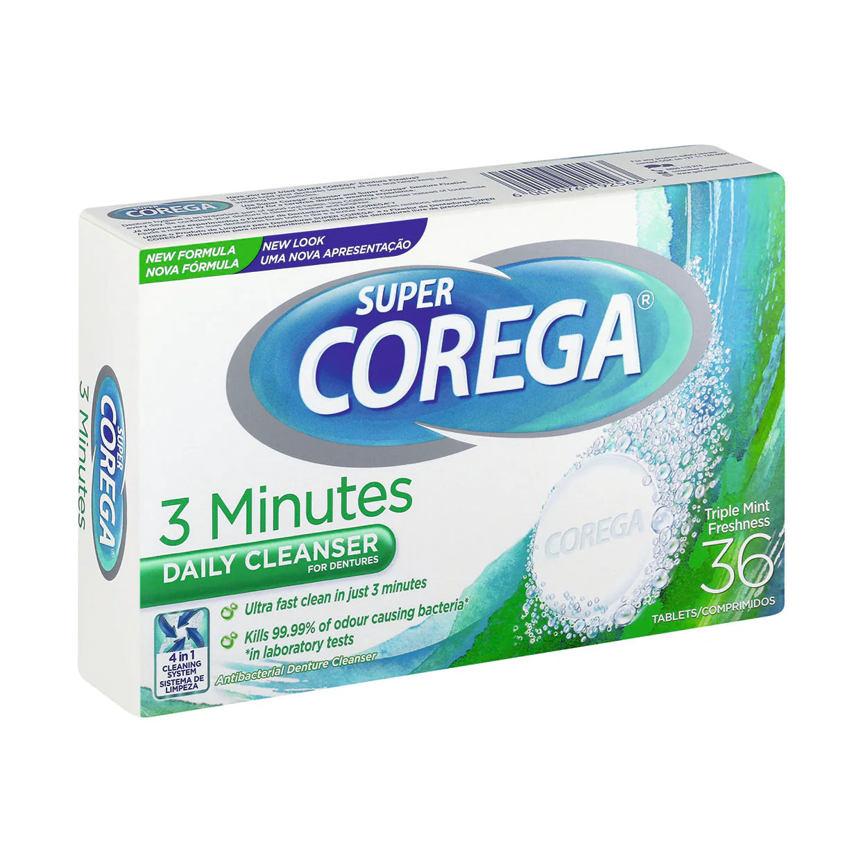 SUPER COREGA DENTURE CLEANSER TABLETS 36