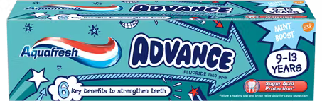 AQUAFRESH TOOTHPASTE ADVANCE 9-13 YEARS