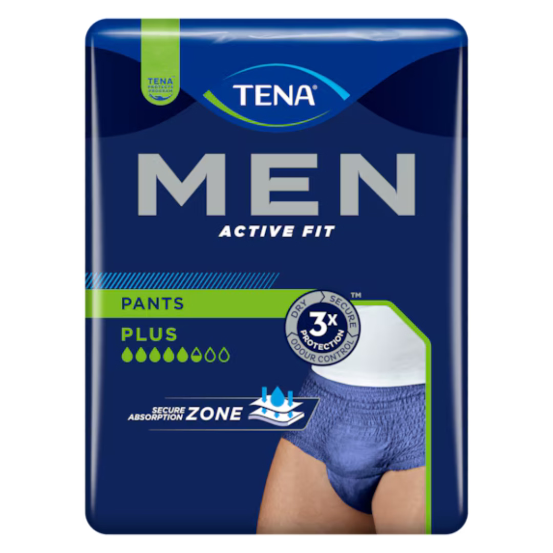 TENA PLUS MEN PANTS SMALL/MEDIUM 8