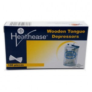 HEALTHEASE TONGUE DEPRESSORS BOX OF 100