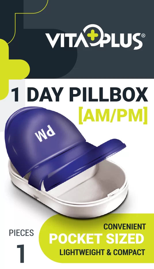 VITAPLUS ONE DAY AM/PM PILL BOX