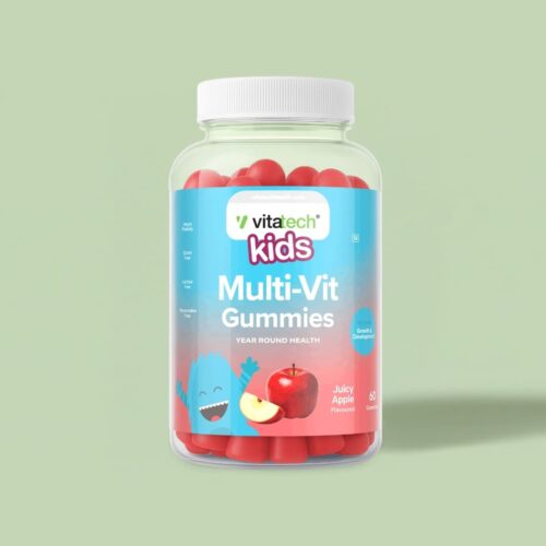 VITATECH KIDDIES MULTIVITAMIN GUMMIES- JUICY APPLE 60'S