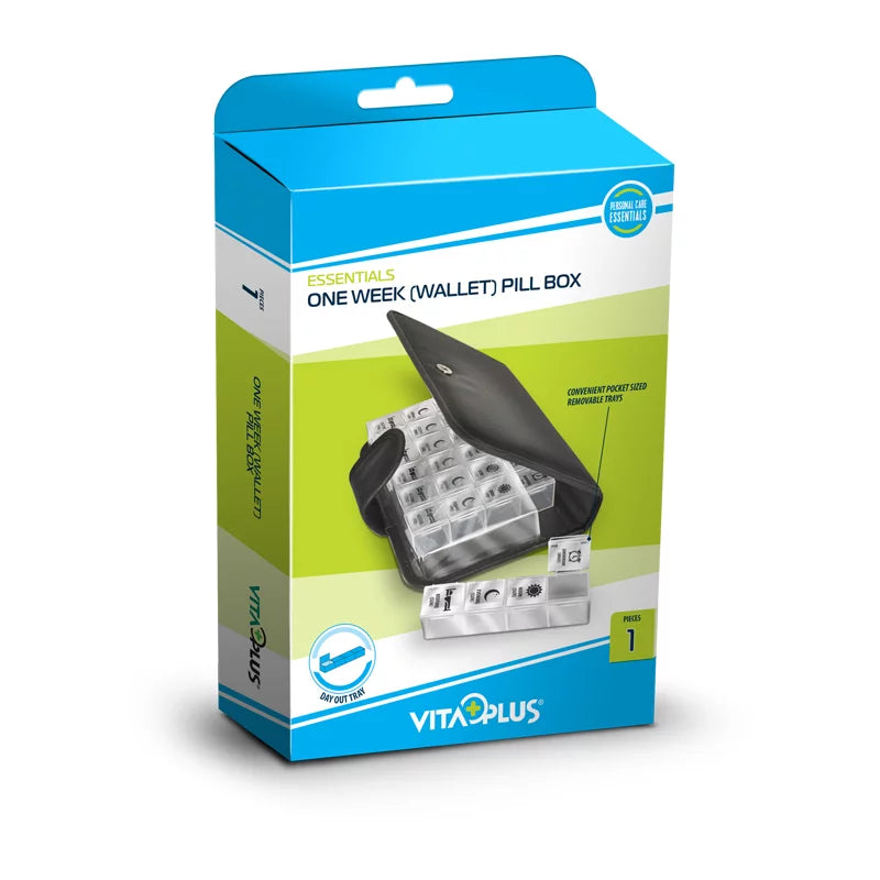 VITAPLUS ONE WEEK WALLET PILL BOX