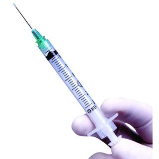 3ML SYRINGE WITH 21G NEEDLE SINGLE