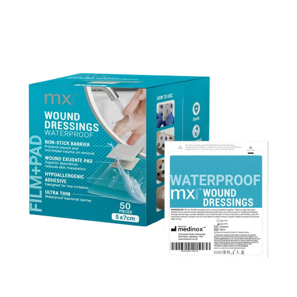 MX WOUND DRESSING WATERPROOF 10X12CM
