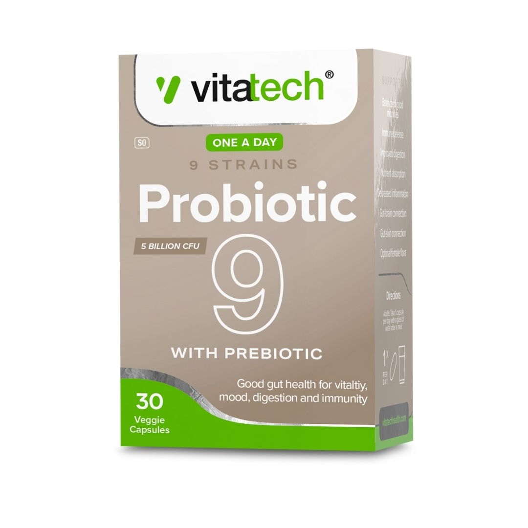 VITATECH PROBIOTIC 9 CAPSULES 30