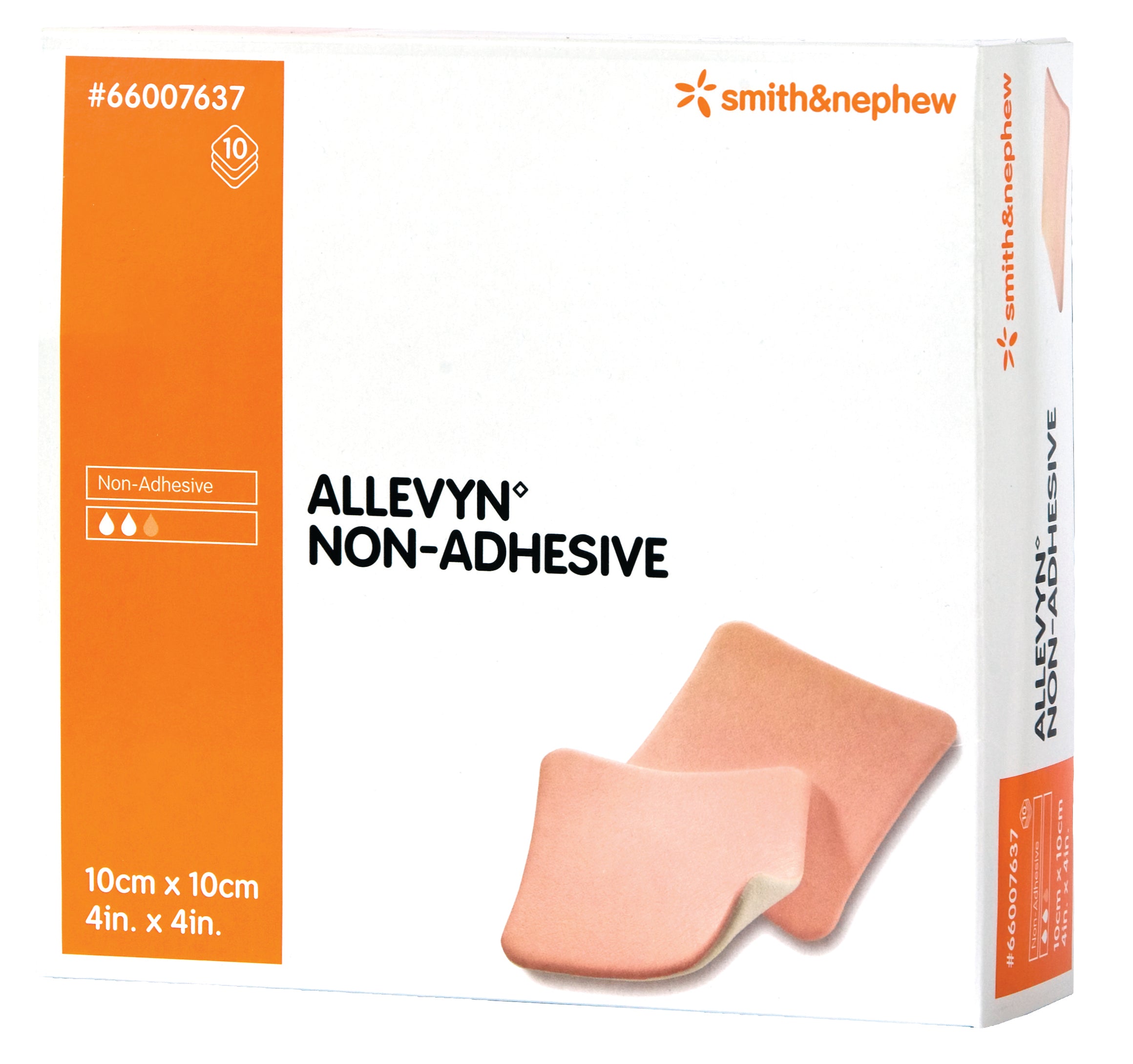 ALLEVYN NON ADHESIVE DRESSING 100MM x 100MM