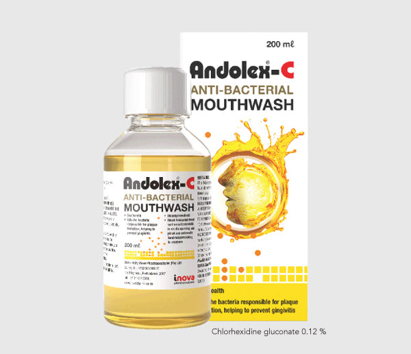 ANDOLEX-C ORAL RINSE MOUTHWASH 200ML