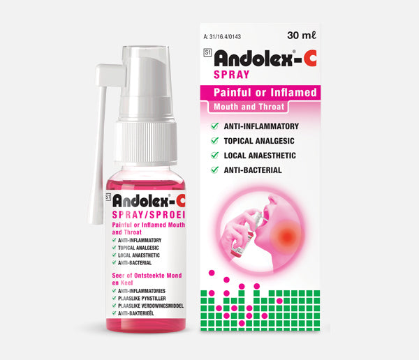 ANDOLEX-C 22.5MG/18MG ORAL SPRAY