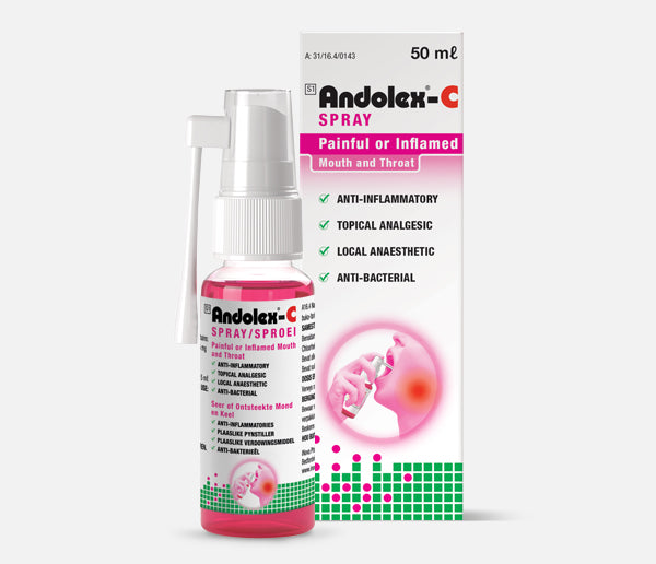 ANDOLEX-C 22.5MG/18MG ORAL SPRAY