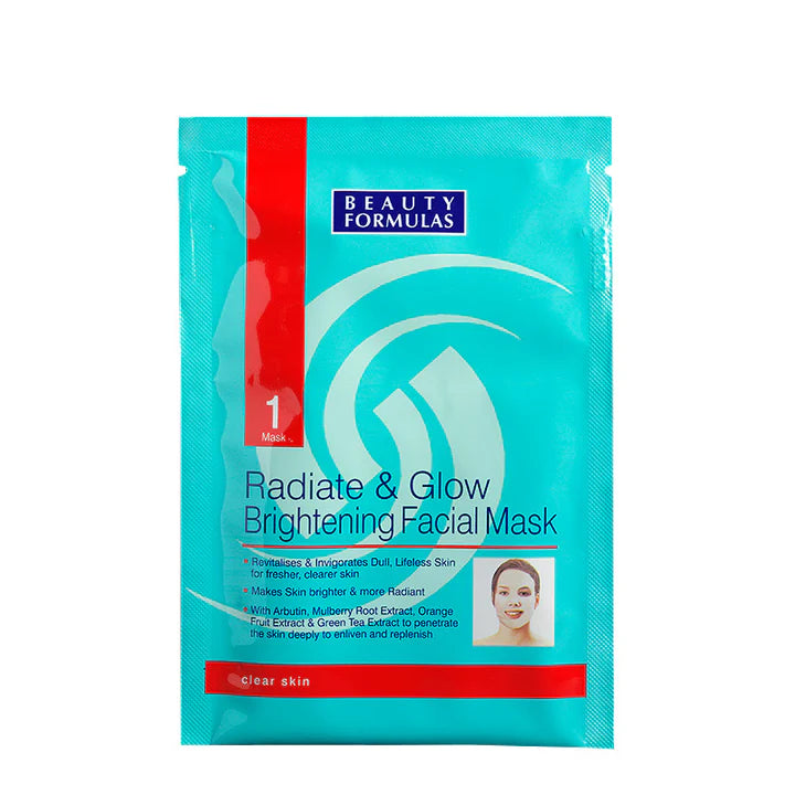 BEAUTY FORMULA RADIATE AND GLOW CLEAR SKIN FACE MASK