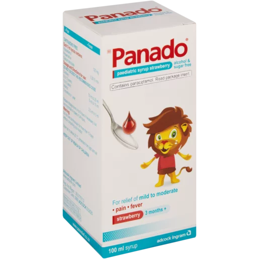 PANADO STRAWBERRY 120MG/5ML SYRUP 100ML