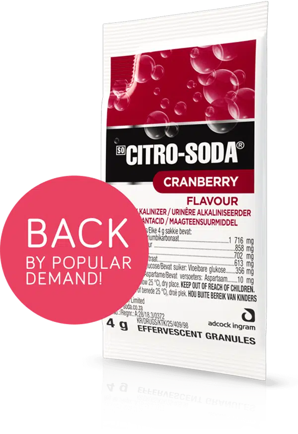 CITRO-SODA CRANBERRY SINGLE SACHET