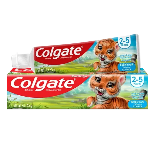 COLGATE KIDS 2-5 BUBBLE FRUIT TOOTHPASTE 50ML