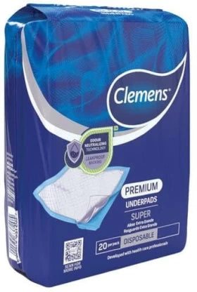 LINEN CLEMENS SUPER UNDERPAD 90CM X 60CM