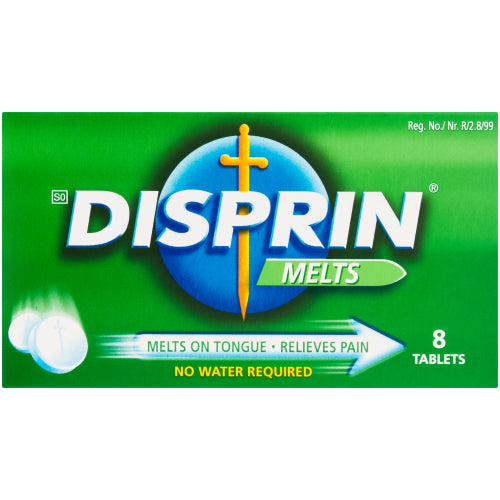 DISPRIN 300MG MELTS 8