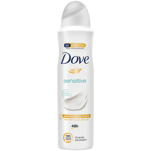 DOVE AEROSOL FEMALE ANTI-PERSPIRANT SENSITIVE 150ML