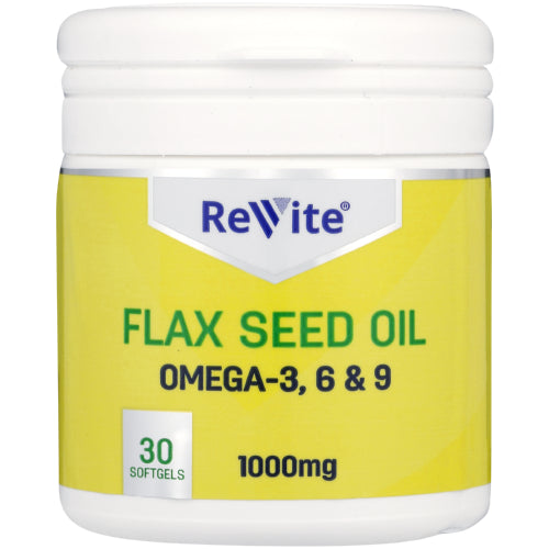 REVITE FLAX SEED OIL 1000MG CAPSULES 30