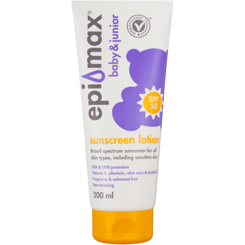 EPI-MAX BABY & JUNIOR SUNSCREEN LOTION SPF50 200ML