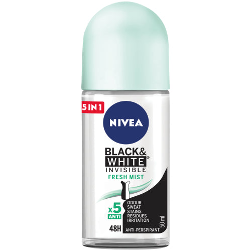 NIVEA BLACK & WHITE LADY ROLL-ON 50ML