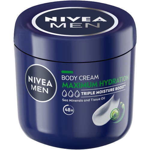 NIVEA MAX HYDRATION MEN BODY CREAM 400ML