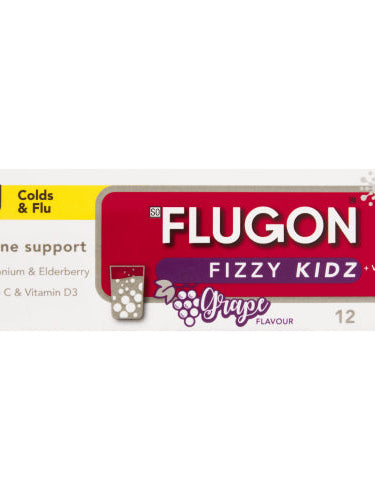 FLUGON KIDZ FIZZY EFFERVESCENT 12
