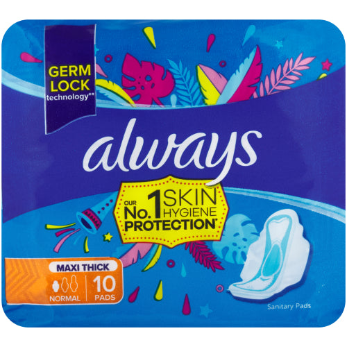 ALWAYS MAXI PLUS SANITARY PADS 10