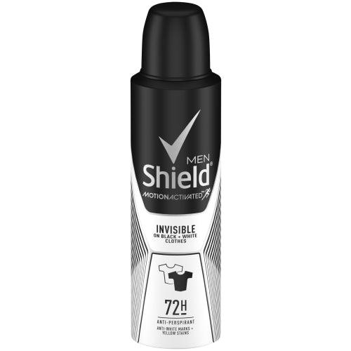 SHIELD MEN BLACK & WHITE PERFUME BODY SPRAY 150ML