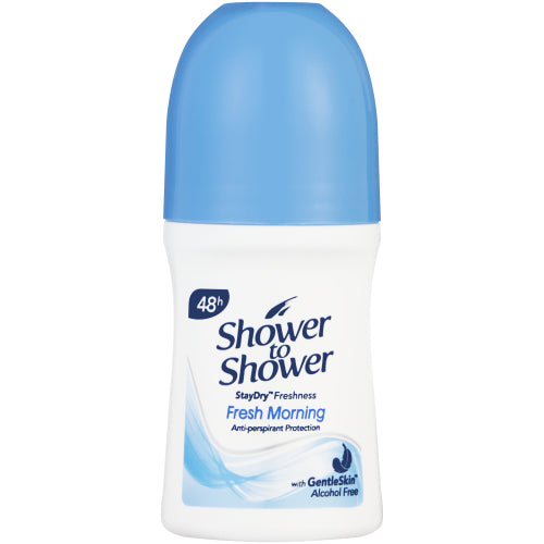 SHOWER TO SHOWER LADY FRESH MORNING ROLL-ON 50ML