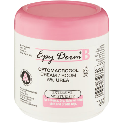 EPY DERM B + 5% UREA CETO CREAM 500ML