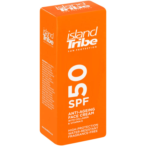 ISLAND TRIBE ANTI-AGEING WITH COLLAGEN FACE CREAM SPF50 50ML