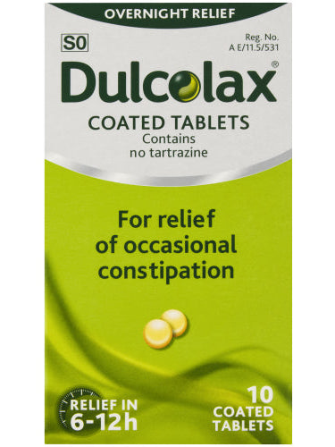 DULCOLAX 5MG TABLETS ASSORTED PACK SIZES