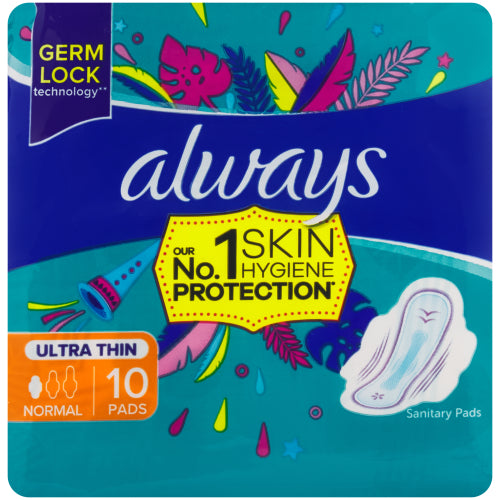 ALWAYS ULTRA NORMAL PLUS SANITARY PADS 10