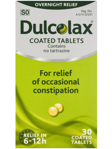DULCOLAX 5MG TABLETS ASSORTED PACK SIZES